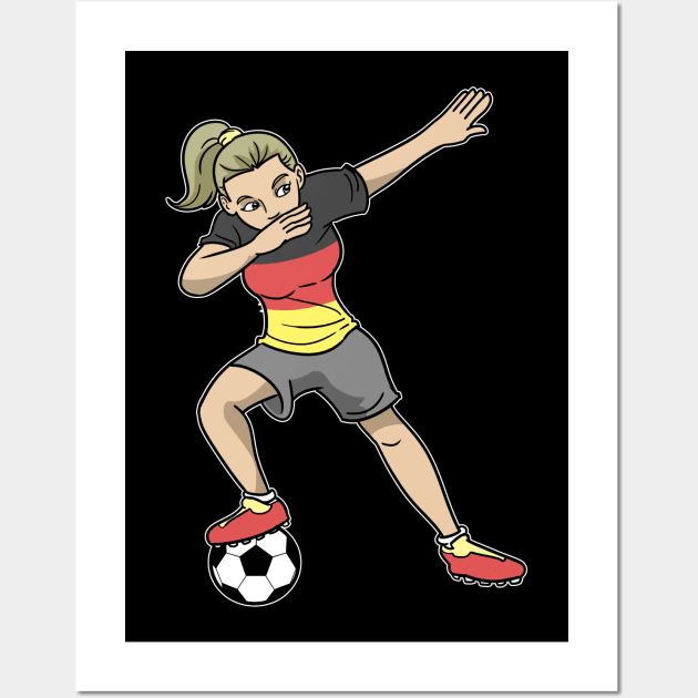 Soccer Germany Soccer Player Girls Wall Art by ModernMode